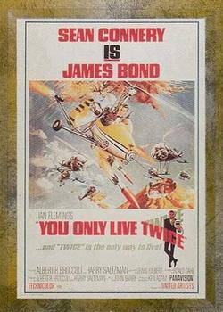 1996-97 Inkworks James Bond Connoisseur's Collection - Metalworks Posters #P05 You Only Live Twice Front