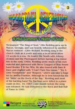 2010 Breygent Woodstock Generation Rock Poster Cards #3 A Mid-Summer's Night of Soul Back