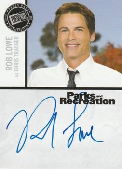 2013 Press Pass Parks and Recreation - Autographs Silver - Blue Ink #RL Rob Lowe Front