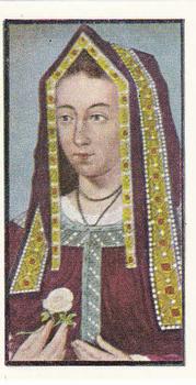 1959 Kane Products Kings and Queens #2 Elizabeth of York Front