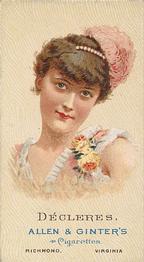 1888 Allen & Ginter World's Beauties (N27) #NNO Decleres Front
