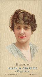 1888 Allen & Ginter World's Beauties (N27) #NNO Alice Lingard Front
