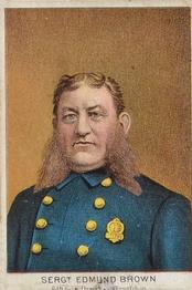 1888 D. Buchner & Co. Police Inspectors & Captains (N288) #NNO Edmund Brown Front