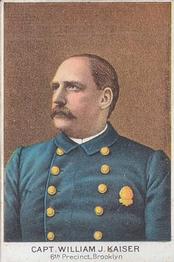 1888 D. Buchner & Co. Police Inspectors & Captains (N288) #NNO William Kaiser Front
