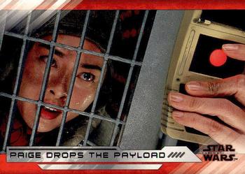 2018 Topps Star Wars The Last Jedi Series 2 #8 Paige Drops the Payload Front