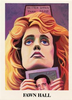 1988 Eclipse Iran-Contra Scandal #34 Fawn Hall Front