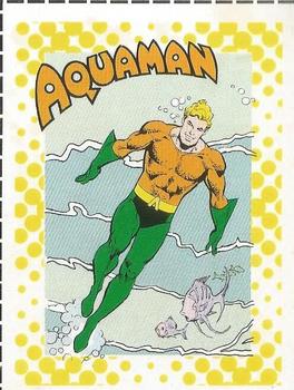 1987 DC Comics Backing Board Cards #3 Aquaman Front