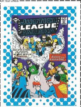 1987 DC Comics Backing Board Cards #29 Justice League of America #21 Front