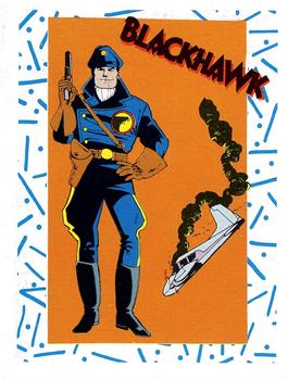 1989 DC Comics Backing Board Cards #67 Blackhawk Front