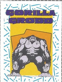 1989 DC Comics Backing Board Cards #100 Gorilla Grodd Front