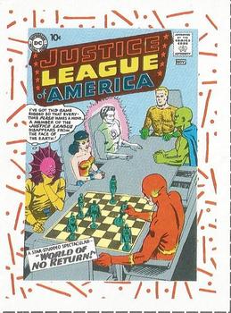 1989 DC Comics Backing Board Cards #103 Justice League of America #1 Front