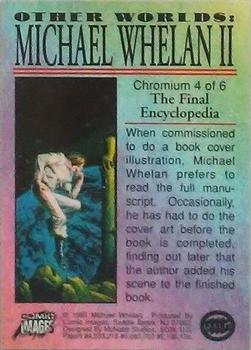 1995 Comic Images Michael Whelan II: Other Worlds - Chromium #C4 The Final Encyclopedia Back