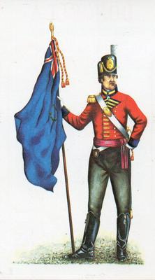 1979 Player's Doncella Napoleonic Uniforms #14 Ensign, 1815: 5th Battalion, The King's German Legion Front