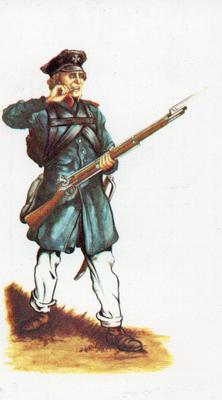 1979 Player's Doncella Napoleonic Uniforms #16 Private, 1813: 2nd Brandenburg Landwehr Infantry Front