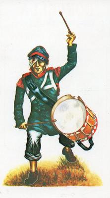 1979 Player's Doncella Napoleonic Uniforms #18 Drummer, 1813: Landwehr Infantry of the Rhine Front
