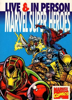 1995 Marvel Super Heroes Live & In Person #NNO Marvel Super Heroes Live & In Person Front