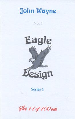 2005 Eagle Design John Wayne Series 1 #1 John Wayne Back