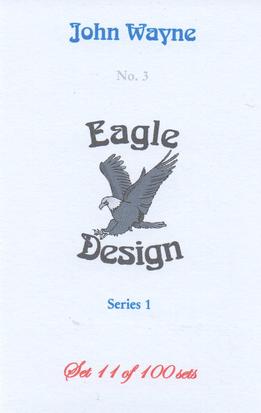 2005 Eagle Design John Wayne Series 1 #3 John Wayne Back