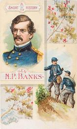 1888 W. Duke, Sons & Co. Histories of Generals (N114) #NNO Nathaniel Banks Front
