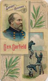 1888 W. Duke, Sons & Co. Histories of Generals (N114) #NNO James Garfield Front
