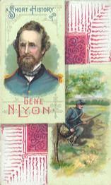 1888 W. Duke, Sons & Co. Histories of Generals (N114) #NNO Nathaniel Lyon Front