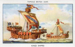 1952 Mills Famous British Ships Series 1 #2 King's Shippes Front