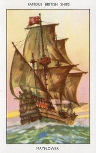 1952 Mills Famous British Ships Series 1 #4 Mayflower, 1620 Front