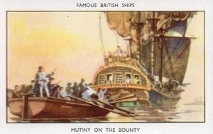 1952 Mills Famous British Ships Series 1 #10 Mutiny of the 