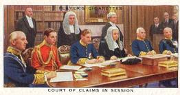 1937 Player's Coronation Series : Ceremonial Dress #14 Court of Claims in Session Front