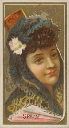 1889 Allen & Ginter Types of All Nations (N24) #NNO Spain Front