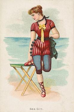 1889 W.S. Kimball & Co. Beautiful Bathers (N192) #NNO Sea Girt Front