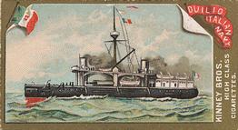1889 Kinney Brothers Naval Vessels of the World (N226) #NNO Duilio Front