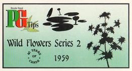 1994 Brooke Bond 40 Years of Cards (Black Back) - Dark Blue Back #6 Wild Flowers Series 2 Front