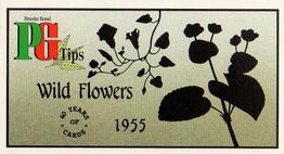 1994 Brooke Bond 40 Years of Cards (Black Back) - Light Blue Back #2 Wild Flowers Front