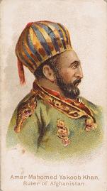 1889 W.S. Kimball & Co. Savage & Semi-Barbarous Chiefs and Rulers (N189) #NNO Mahomed Yakoob Khan Front