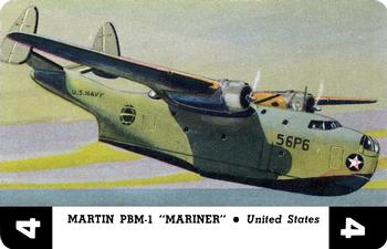 1941 Whitman Publishing ZOOM Airplane Card Game, Set 2 (R112) #Black 4 MARTIN PBM-1 ”MARINER” Front