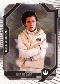 2017 Topps Star Wars Masterwork - Hall of Heroes #HH-2 Leia Organa Front