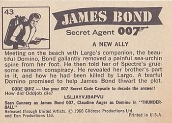 1966 Philadelphia Thunderball James Bond #43 A New Ally Back