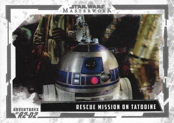 2017 Topps Star Wars Masterwork - Adventures of R2-D2 #AR-9 Rescue mission on Tatooine Front