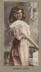 1890 Kinney Brothers Actresses (N213) #NNO Mabel Love Front
