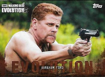 2017 Topps The Walking Dead: Evolution - Brown #48 Abraham Ford Front