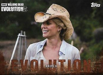 2017 Topps The Walking Dead: Evolution - Brown #66 Andrea Front