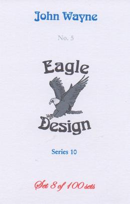 2005 Eagle Design John Wayne Series 10 #5 John Wayne Back