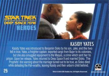 2018 Rittenhouse Star Trek Deep Space Nine Heroes & Villains #25 Kasidy Yates Back