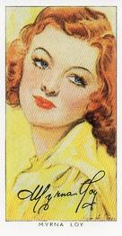 1989 Card Collectors Society 1938 Film Stars Third Series (reprint) #24 Myrna Loy Front