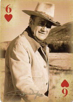 2016 Aquarius John Wayne Playing Cards #6♥ John Wayne Front