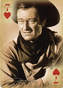 2016 Aquarius John Wayne Playing Cards #7♥ John Wayne Front
