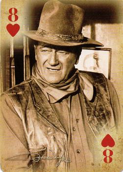 2016 Aquarius John Wayne Playing Cards #8♥ John Wayne Front