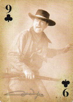 2016 Aquarius John Wayne Playing Cards #9♣ John Wayne Front