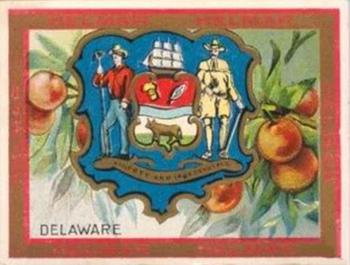 1910 Helmar Seals of US & Coat of Arms (T107) #NNO Delaware Front